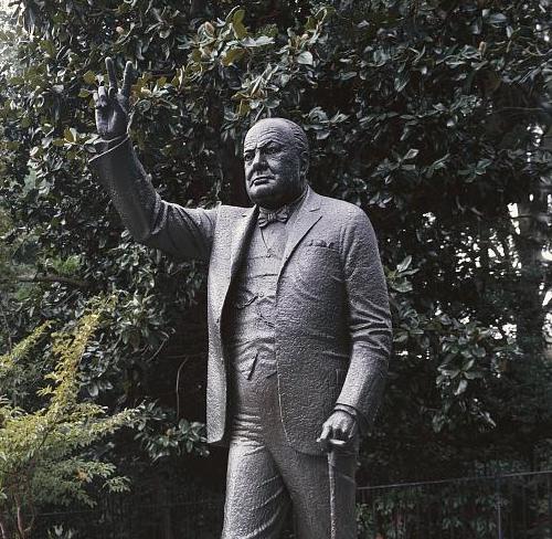 Churchill Statue, British Embassy, Washington, D.C.