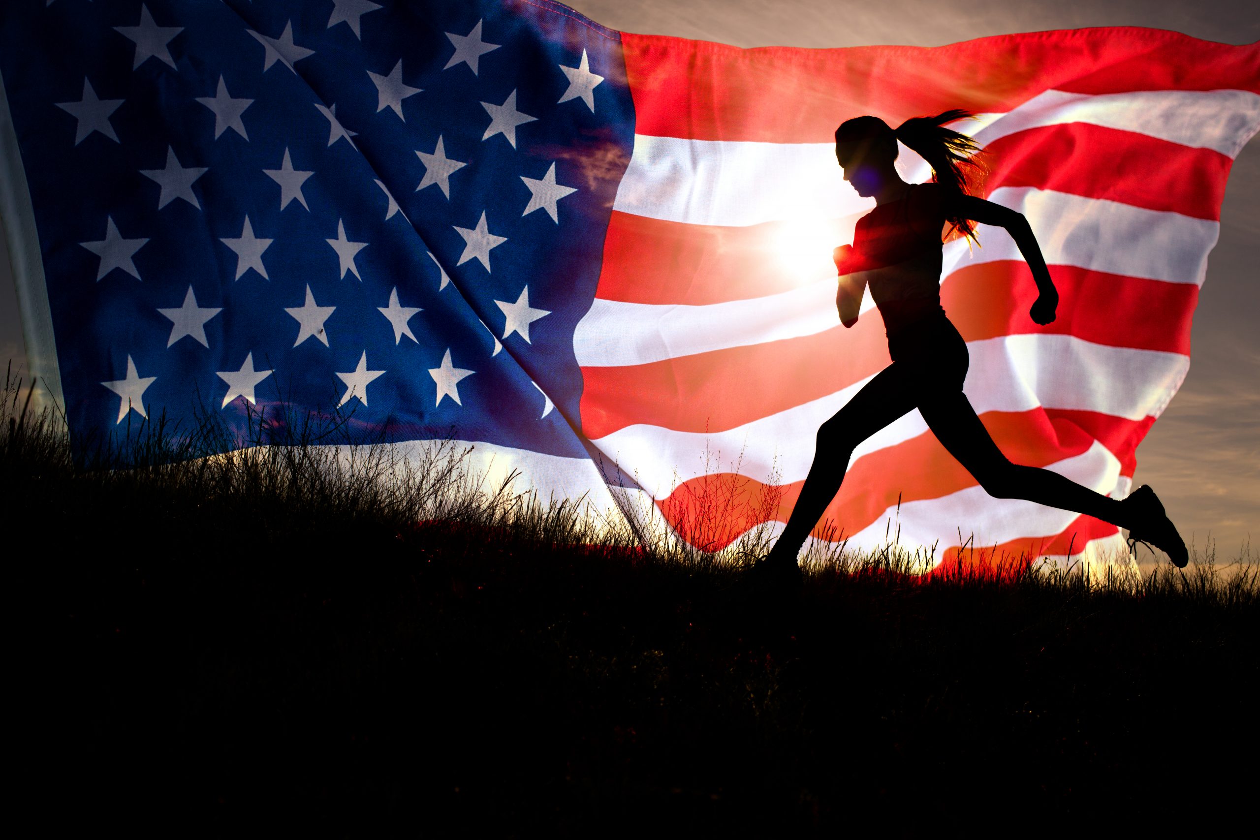 American runner. Usa sport