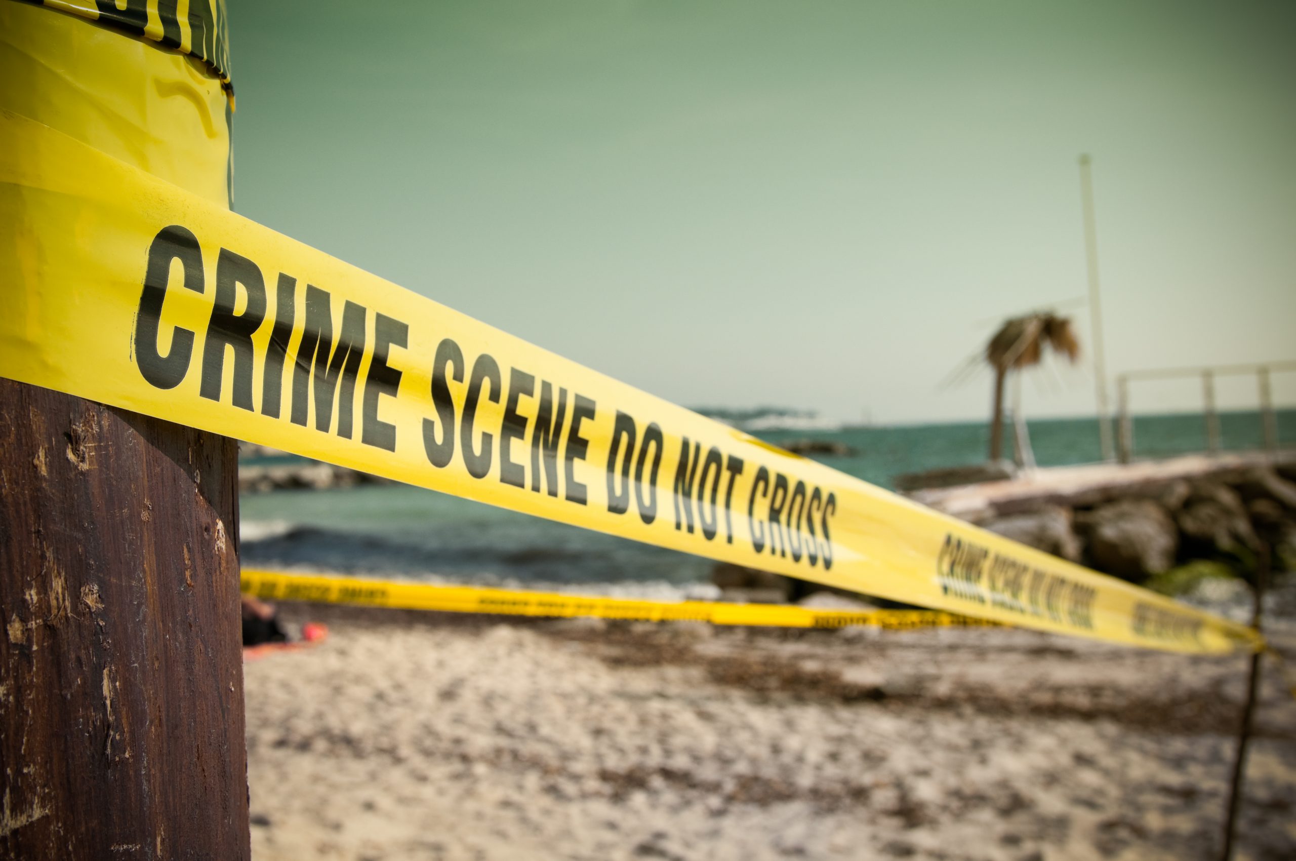 Crime Scene at the beach