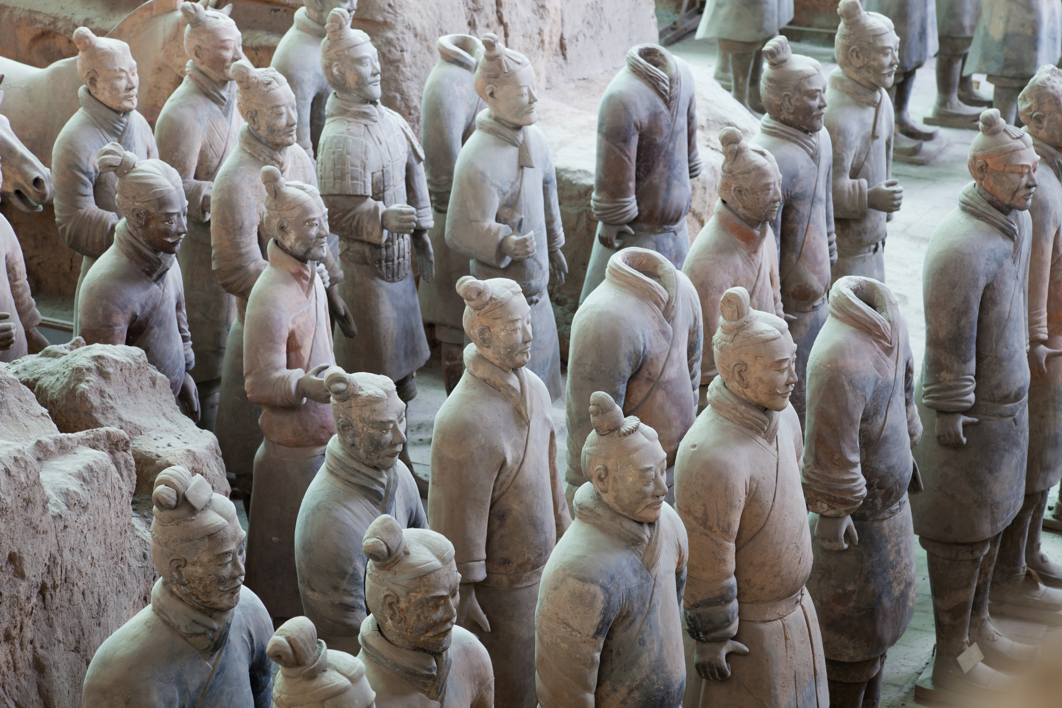 Burried Terracotta Warriors in Xi’an, China