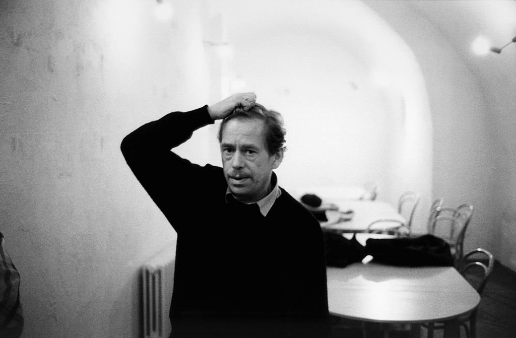 Playwrite and Politician Vaclav Havel