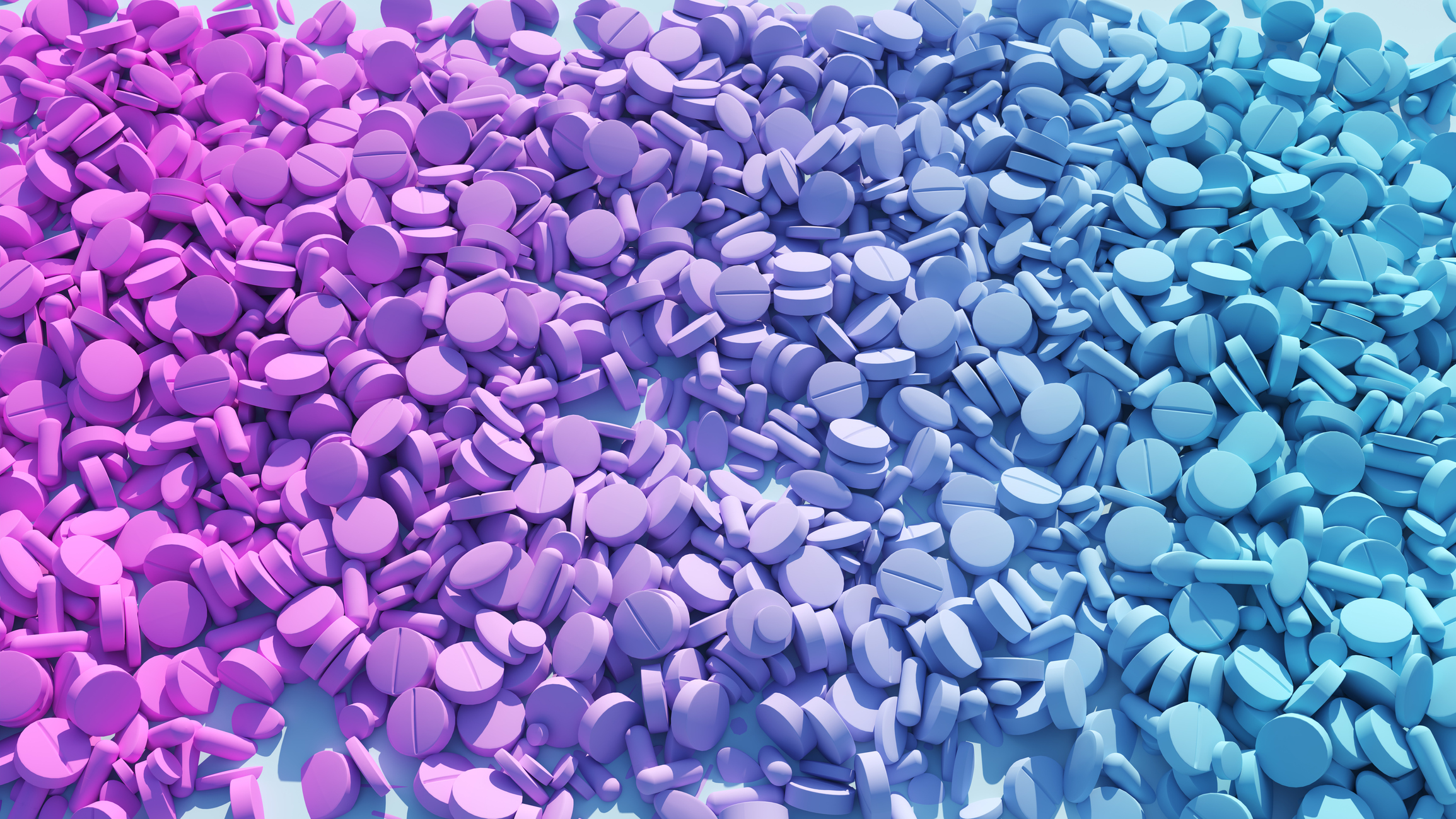Pink Blue Transgender Medication Health Care Abstract Testosterone Oestrogen Pills Medical Ethics