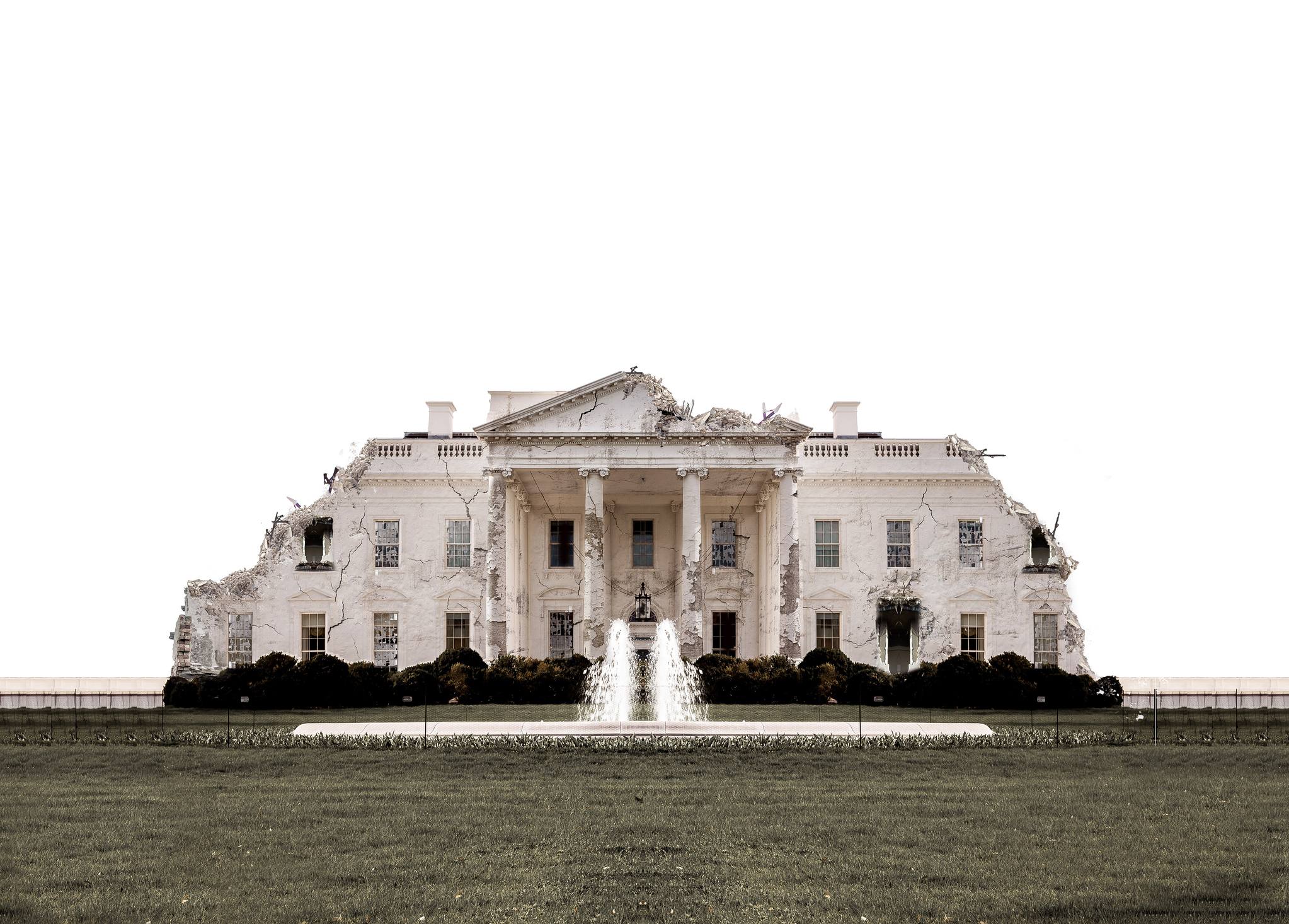 Washington White House Ruined