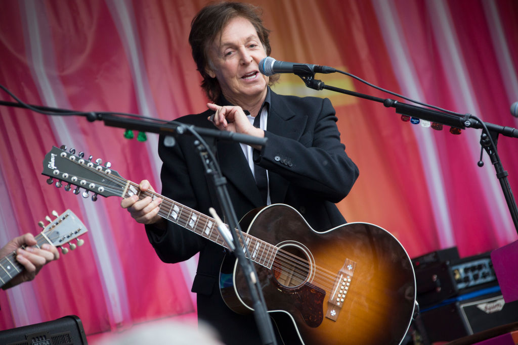 Paul McCartney Makes A Surprise Appearance For An Impromptu Performance In Covent Garden