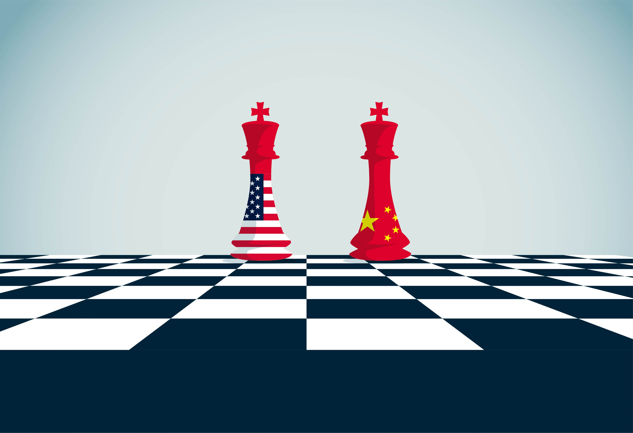 America and China on the chessboard