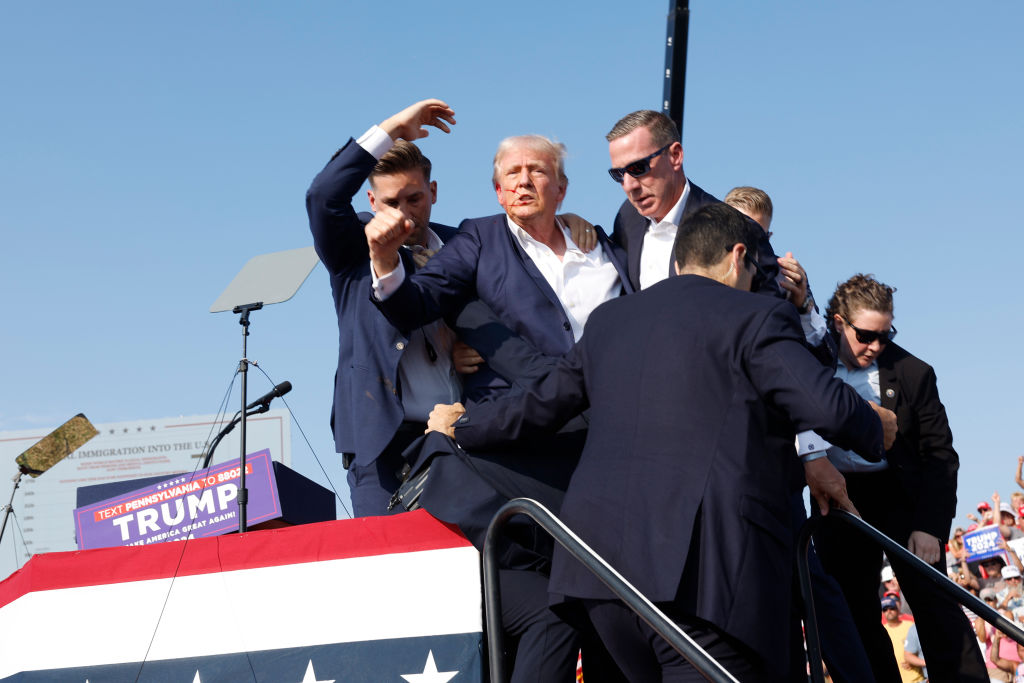 Donald Trump Injured During Shooting At Campaign Rally In Butler, PA