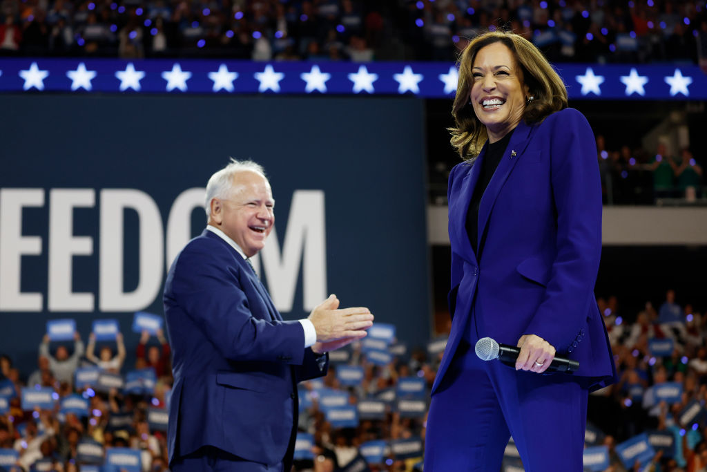 Democratic Presidential Candidate Vice President Kamala Harris Holds Campaign Rally In Milwaukee