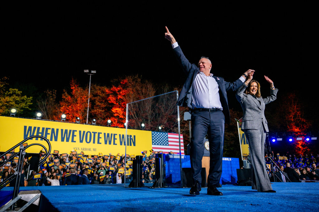 Kamala Harris Campaigns For President Across Michigan