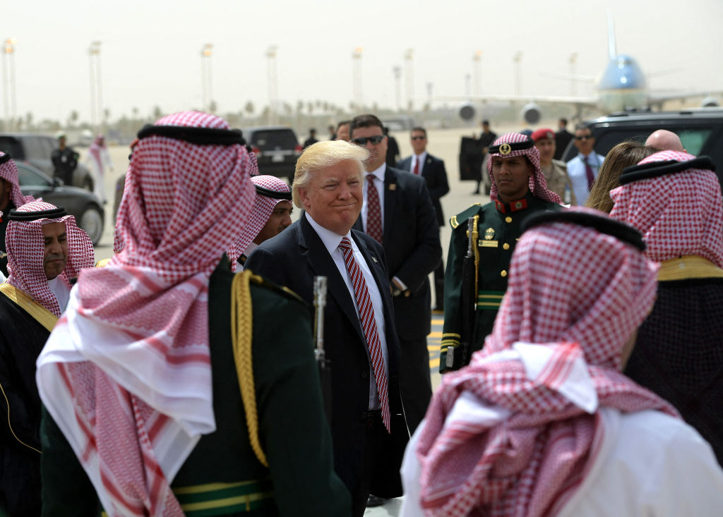 TOPSHOT-SAUDI-US-DIPLOMACY-TRUMP