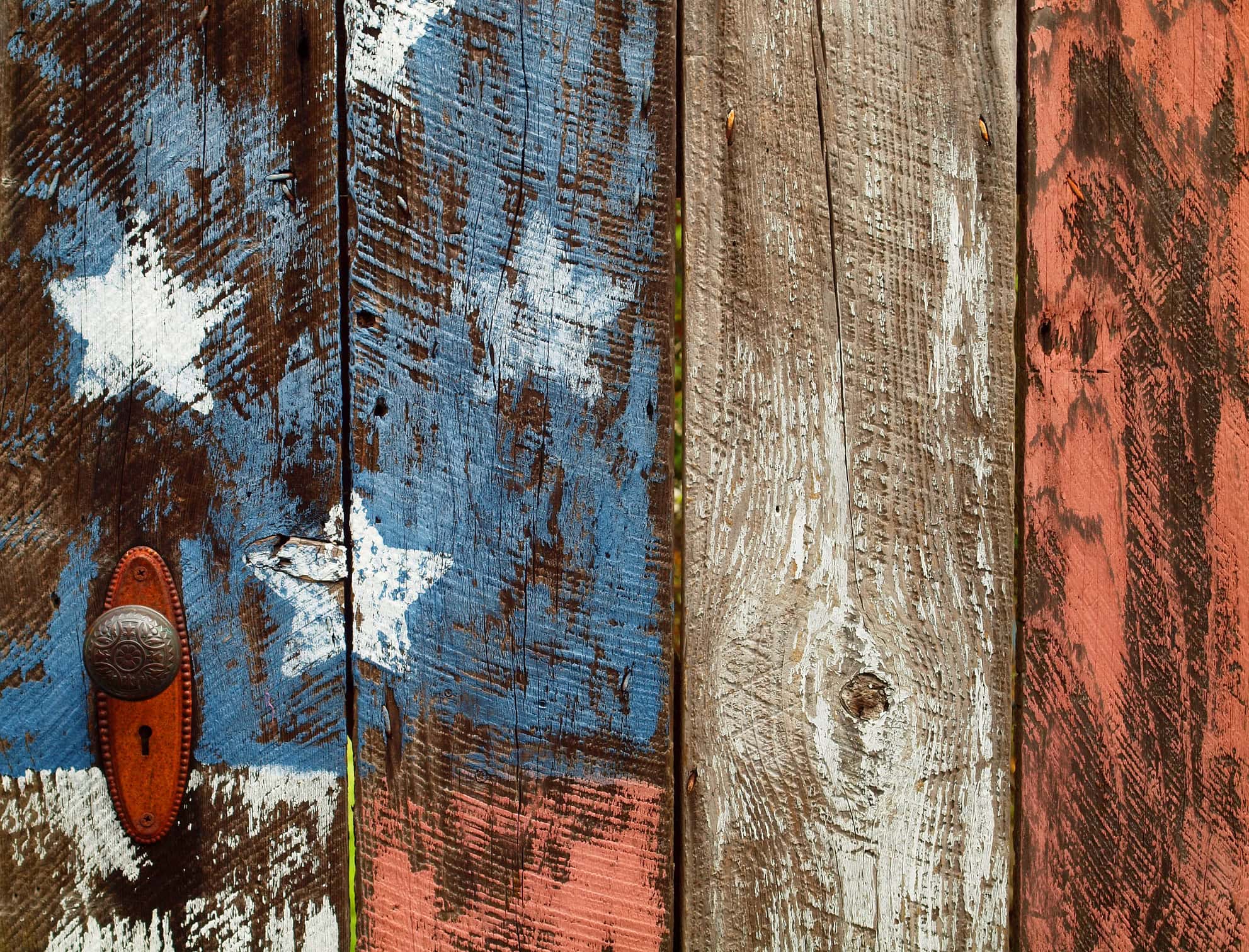 Stars and stripes gate