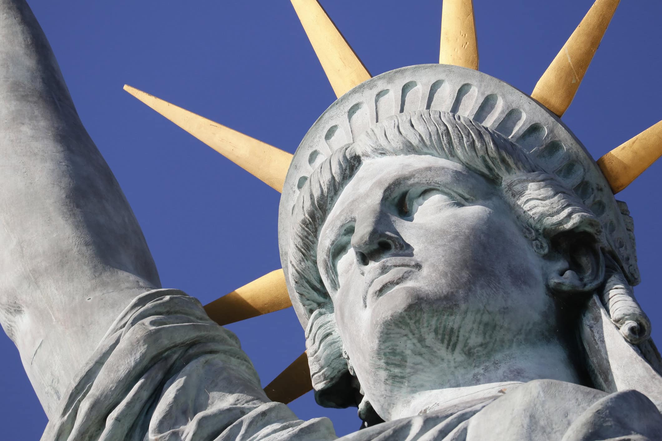The Statue of Liberty in Paris, France.