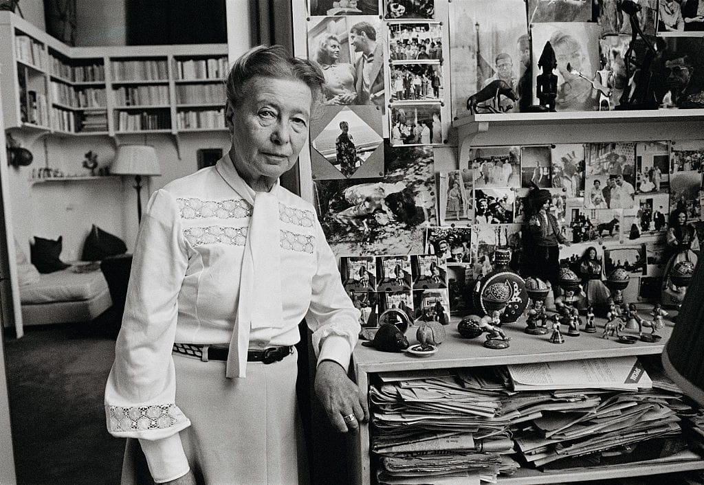 Simone de Beauvoir at Home in Paris