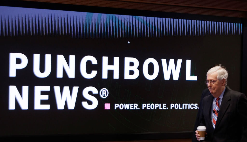 Senate Minority Leader McConnell Speaks At AT&T Forum