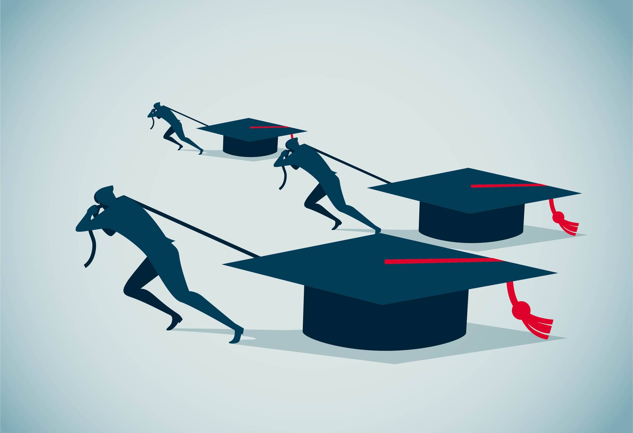under heavy academic pressure