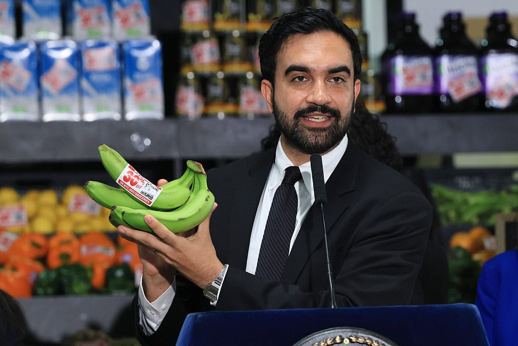 NYC Mayor Mamdani Holds News Conference On Municipal Grocery Store Announcement