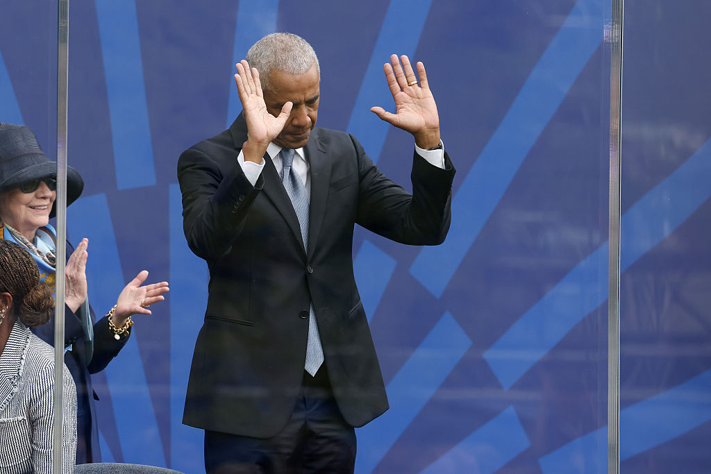 Former Presidents Gather For The Obama Presidential Center Dedication Ceremony